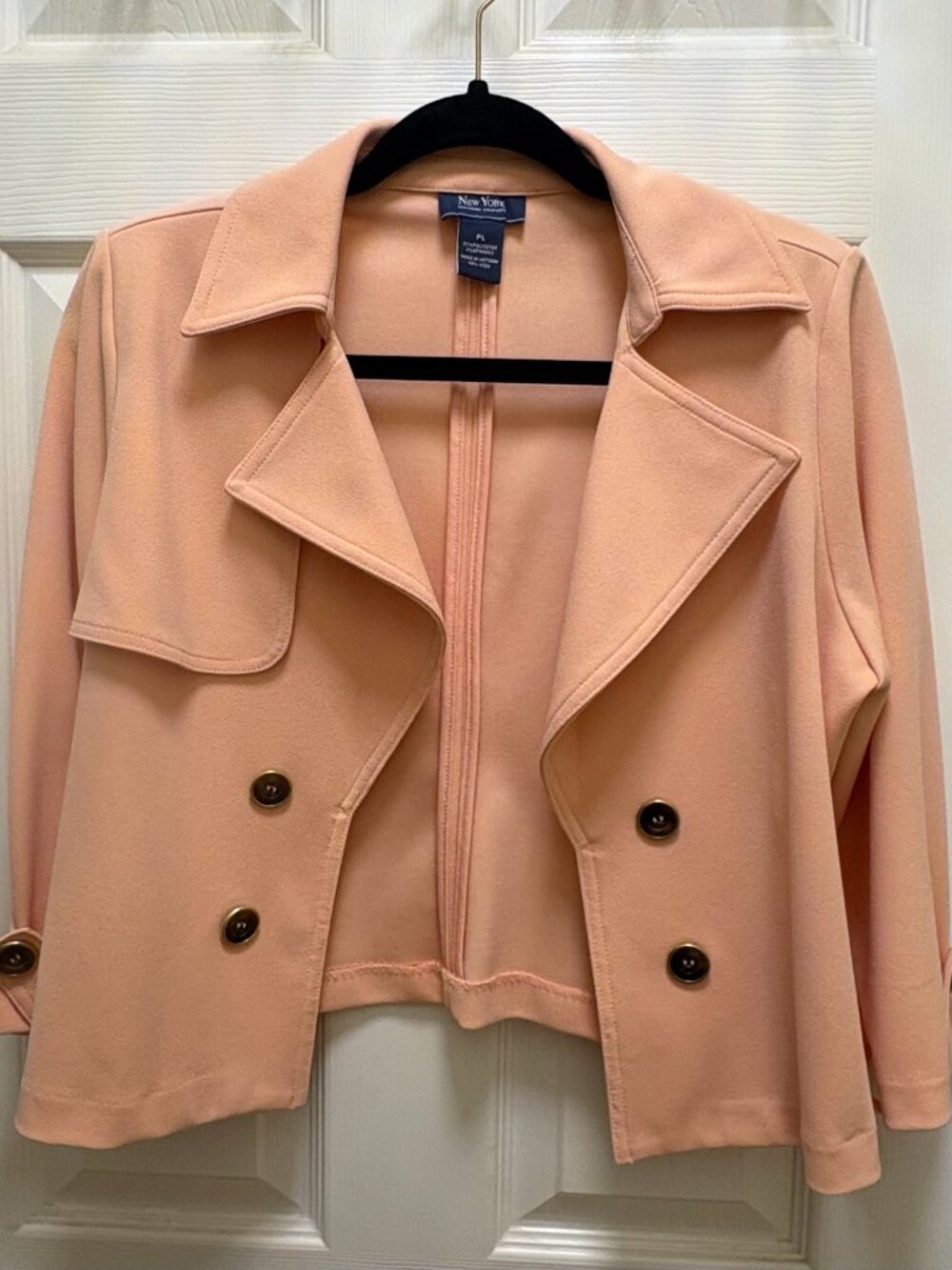 New York & Company Women's Coral Jacket Size Petite Large